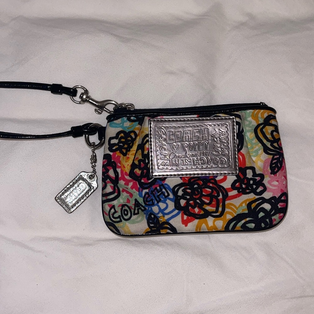 Vintage Coach Poppy Wristlet 1941